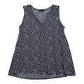 Blusa Tommy Hilfiger Mujer Grande Sin Mangas Azul Figuras