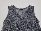 Blusa Tommy Hilfiger Mujer Grande Sin Mangas Azul Figuras