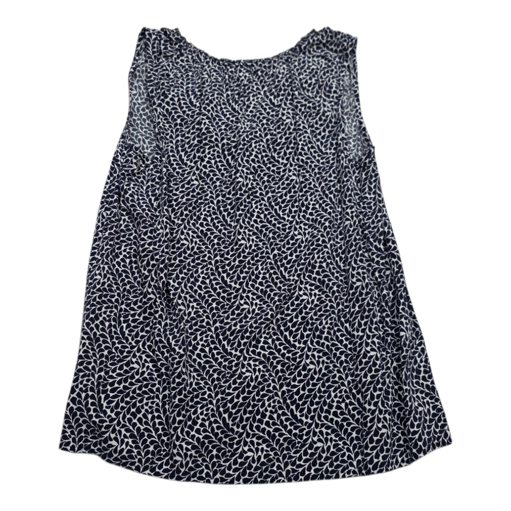 Blusa Tommy Hilfiger Mujer Grande Sin Mangas Azul Figuras