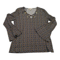 Blusa Michael Kors Manga Amplia Grande Floreada