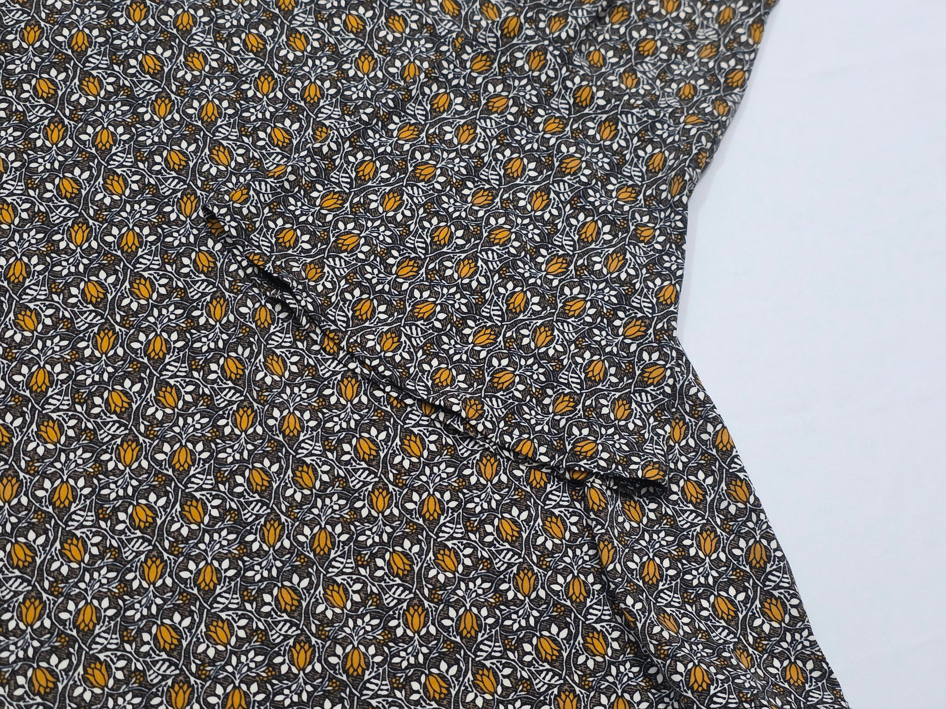 Blusa Michael Kors Manga Amplia Grande Floreada