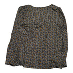 Blusa Michael Kors Manga Amplia Grande Floreada
