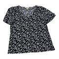 Blusa Michael Kors Corazones Manga Corta Grande Negra/blanco