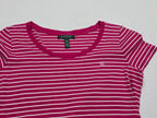 Playera Ralph Lauren Manga Corta Fucsia Grande