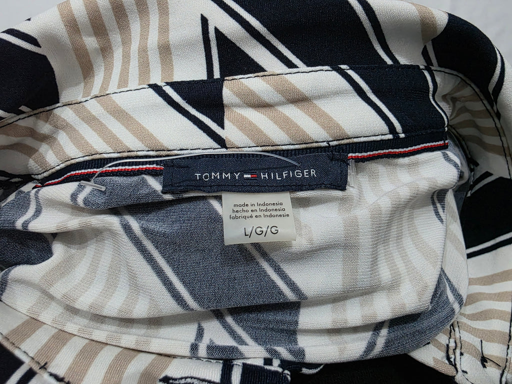 Camisa Sin Mangas Tommy Hilfiger Geométrica Talla Grande