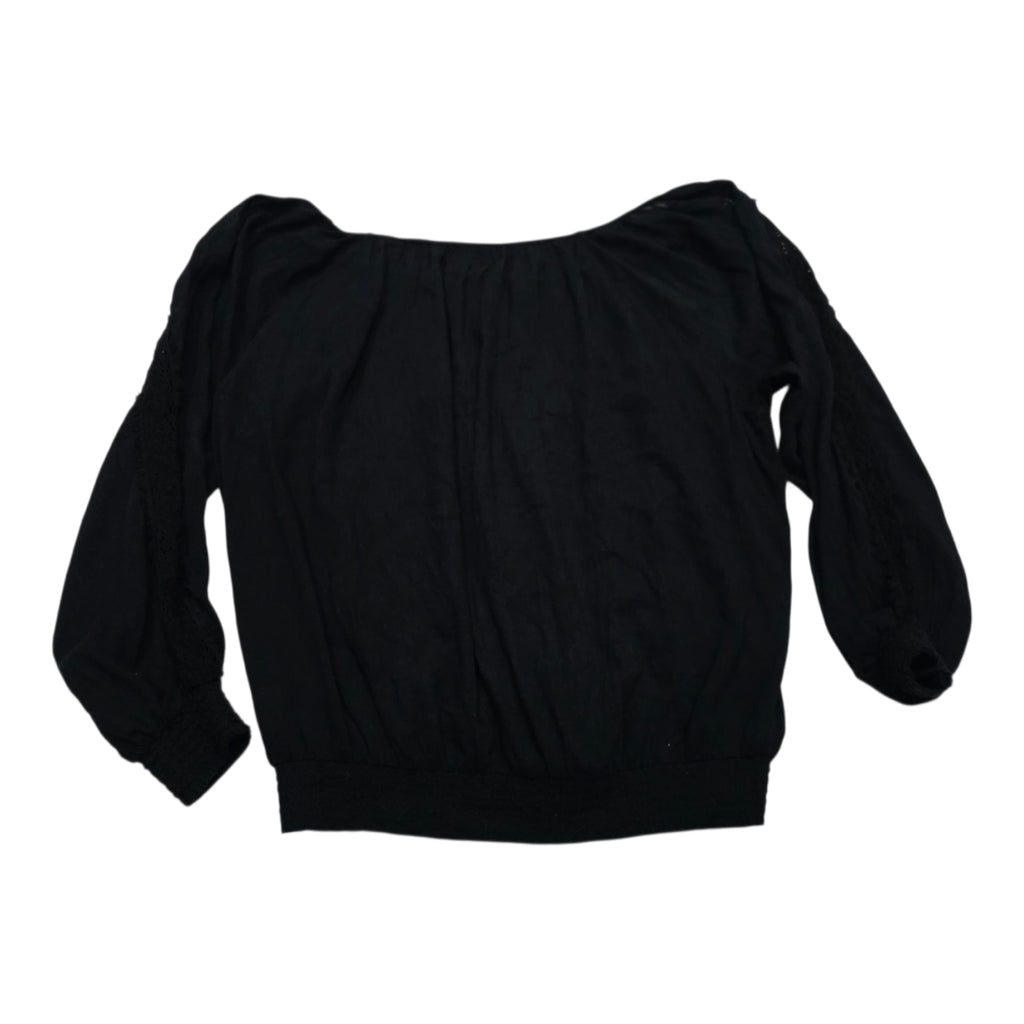 Blusa Campesina Ralph Lauren Denim An Supply Color Negro
