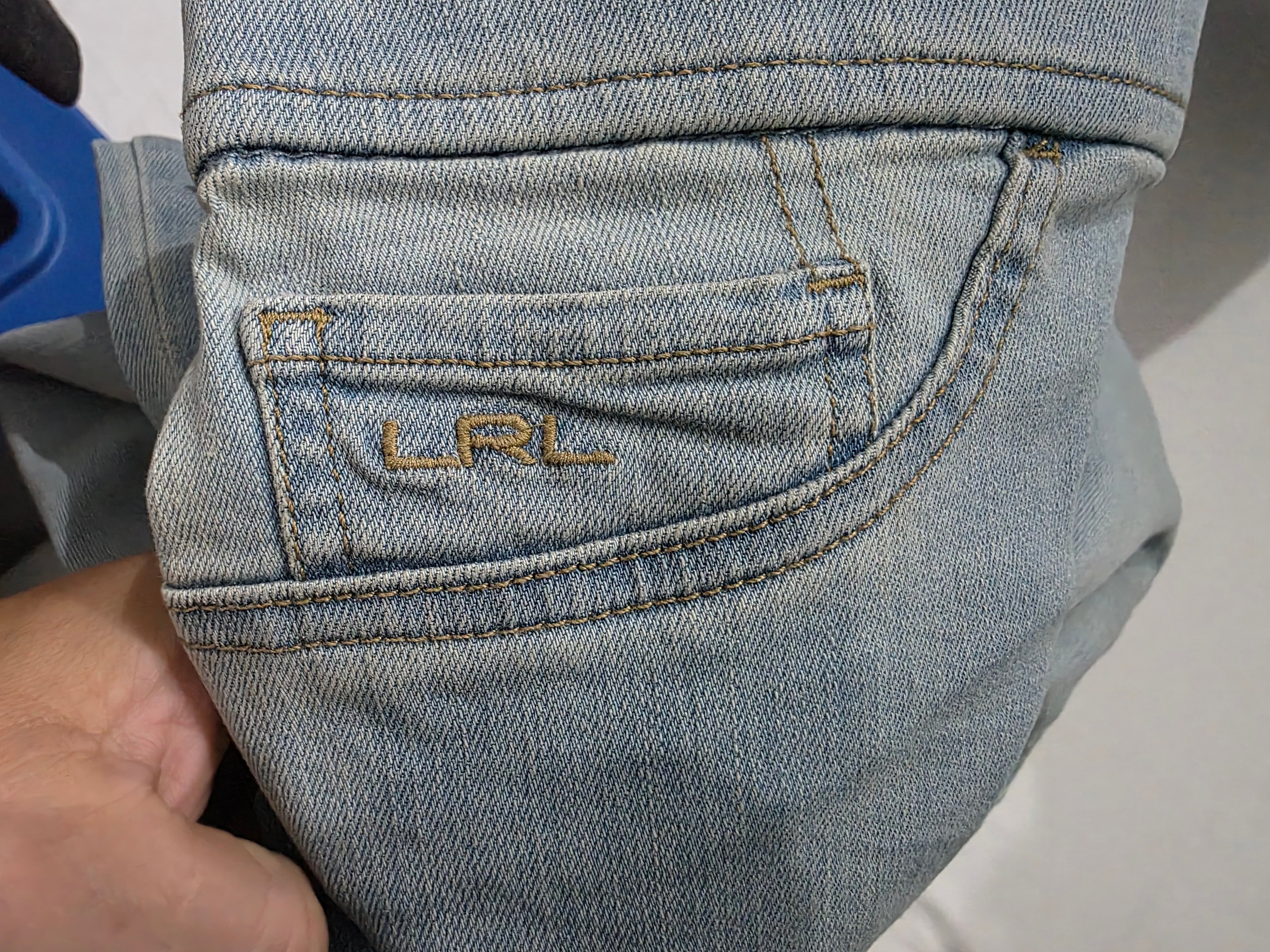 Jegging Ralph Lauren De Mujer Talla 14 Azul Claro