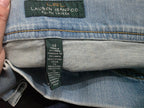 Jegging Ralph Lauren De Mujer Talla 14 Azul Claro