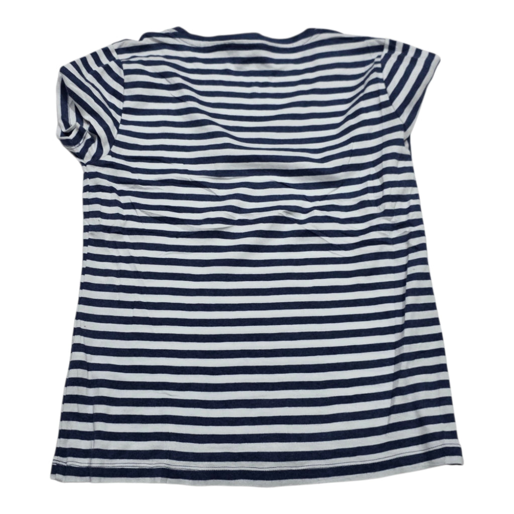Playera Tommy Hilfiger Mujer Talla Grande Azul/blanco Rayada