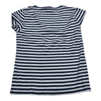 Playera Tommy Hilfiger Mujer Talla Grande Azul/blanco Rayada