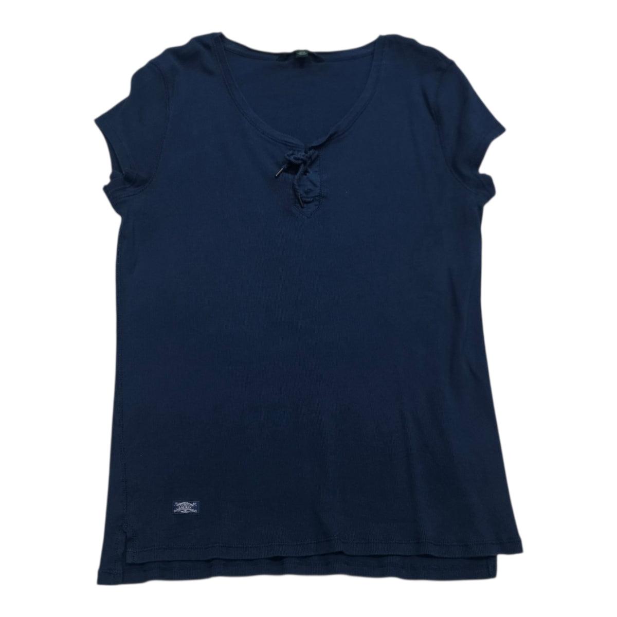 Playera Mujer Ralph Lauren Extra Grande Manga Corta Azul
