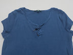 Playera Mujer Ralph Lauren Extra Grande Manga Corta Azul