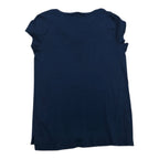 Playera Mujer Ralph Lauren Extra Grande Manga Corta Azul