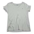 Playera Basica Tommy Hilfiger Extra Grande Blanco Mujer