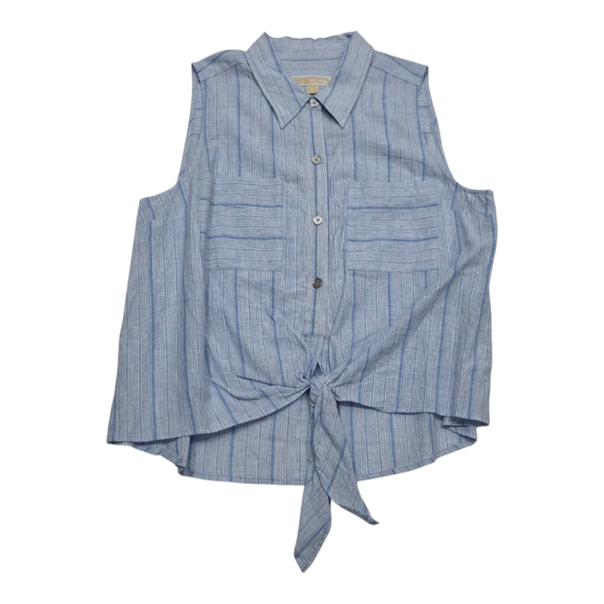 Camisa Ajustable Michael Kors De Mujer Extra Grande Azul
