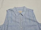 Camisa Ajustable Michael Kors De Mujer Extra Grande Azul