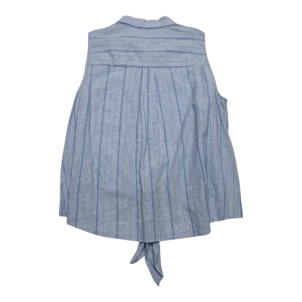 Camisa Ajustable Michael Kors De Mujer Extra Grande Azul