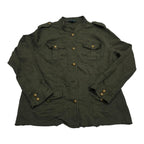 Chamarra Ligera Ralph Lauren Mujer Color Verde Con Botones