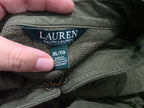 Chamarra Ligera Ralph Lauren Mujer Color Verde Con Botones