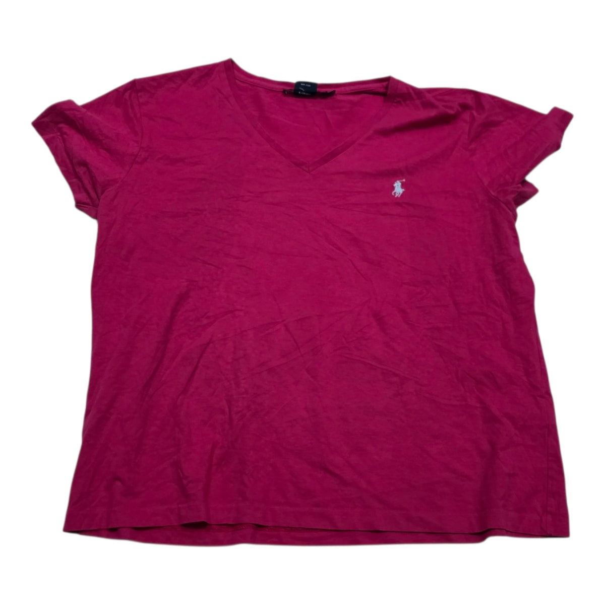 Playera Ralph Lauren Extra Grande Bugambilia Poni Blanco