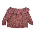 Blusa Michael Kors Off Shoulder De Mujer Talla 1x Naranja
