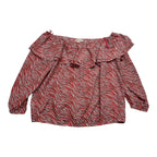 Blusa Michael Kors Off Shoulder De Mujer Talla 1x Naranja