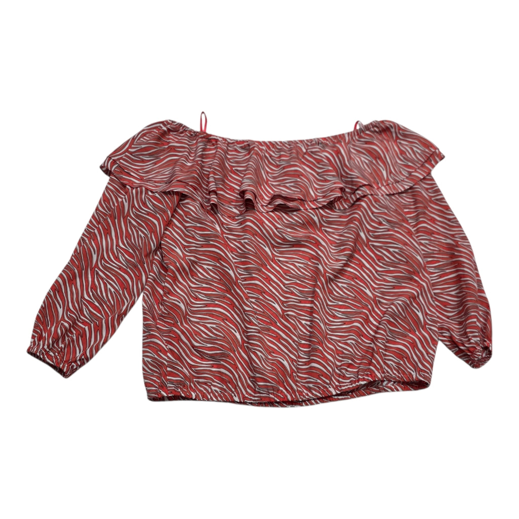 Blusa Michael Kors Off Shoulder De Mujer Talla 1x Naranja