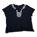 Blusa Tommy Hilfiger De Mujer Talla 2x Azul Con Blanco