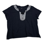 Blusa Tommy Hilfiger De Mujer Talla 2x Azul Con Blanco
