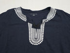 Blusa Tommy Hilfiger De Mujer Talla 2x Azul Con Blanco