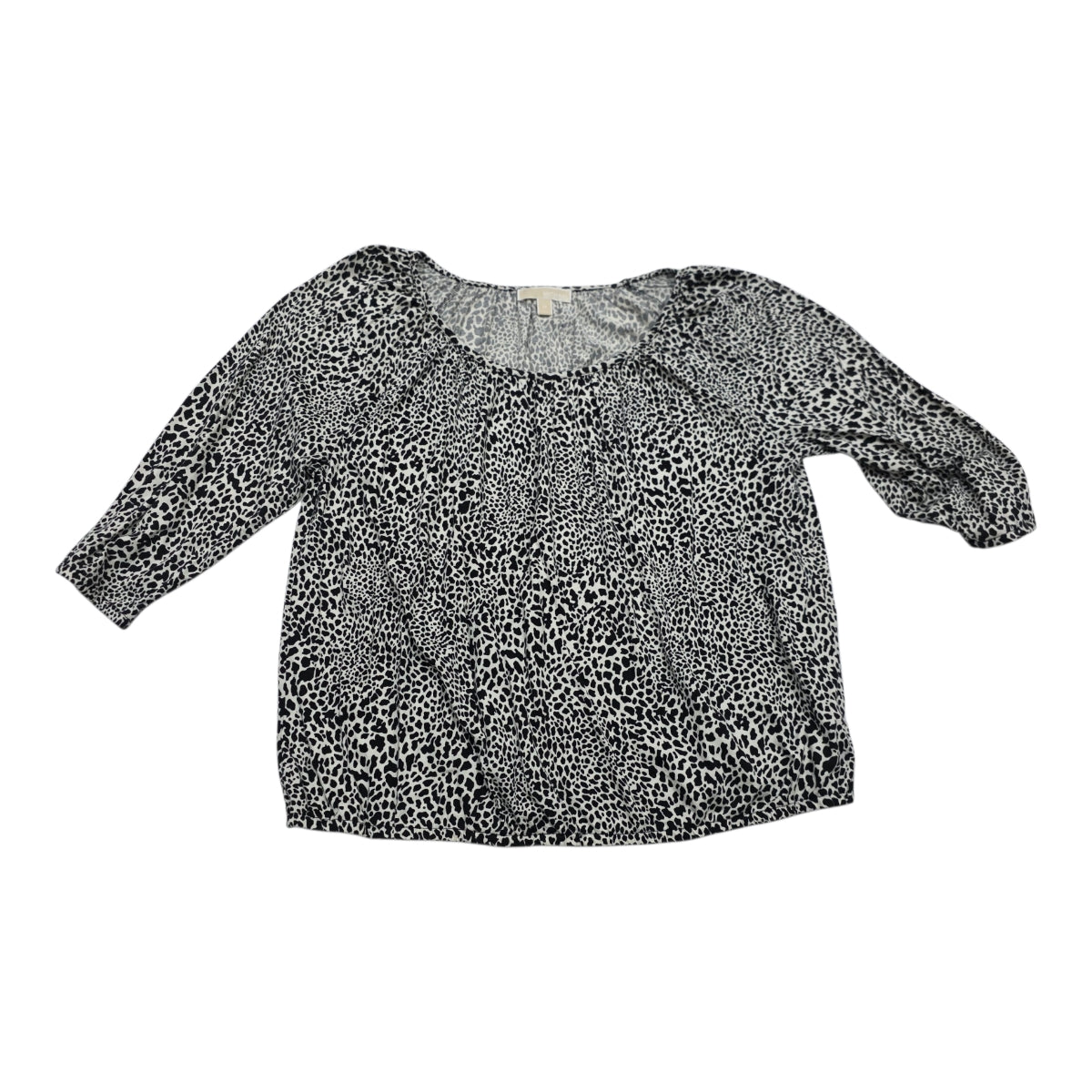 Blusa Michael Kors Talla 2x Animal Print.negro/gris