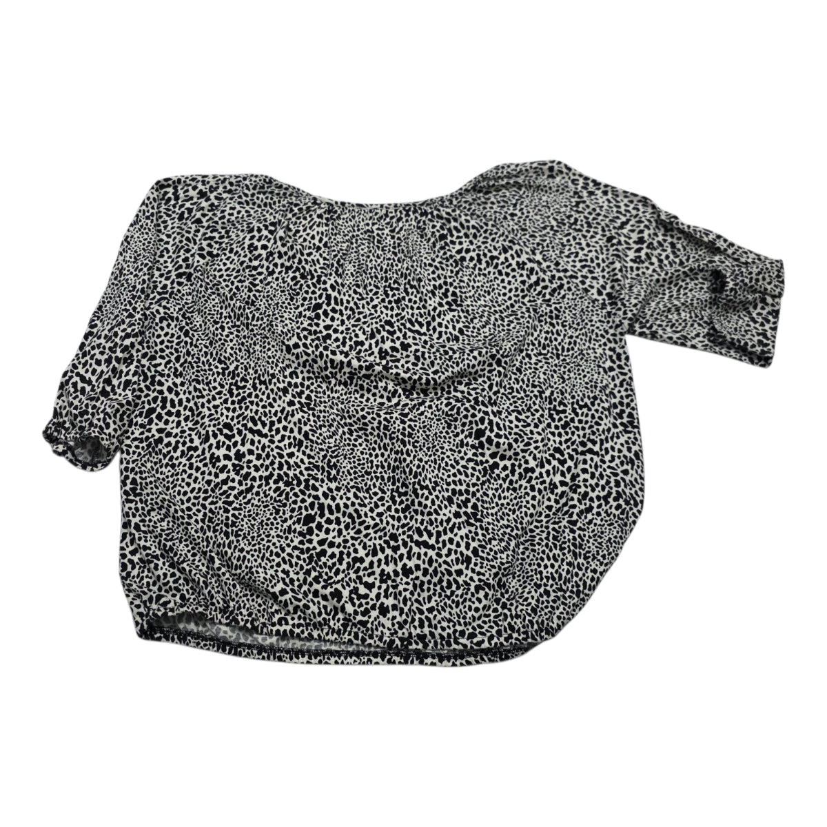 Blusa Michael Kors Talla 2x Animal Print.negro/gris