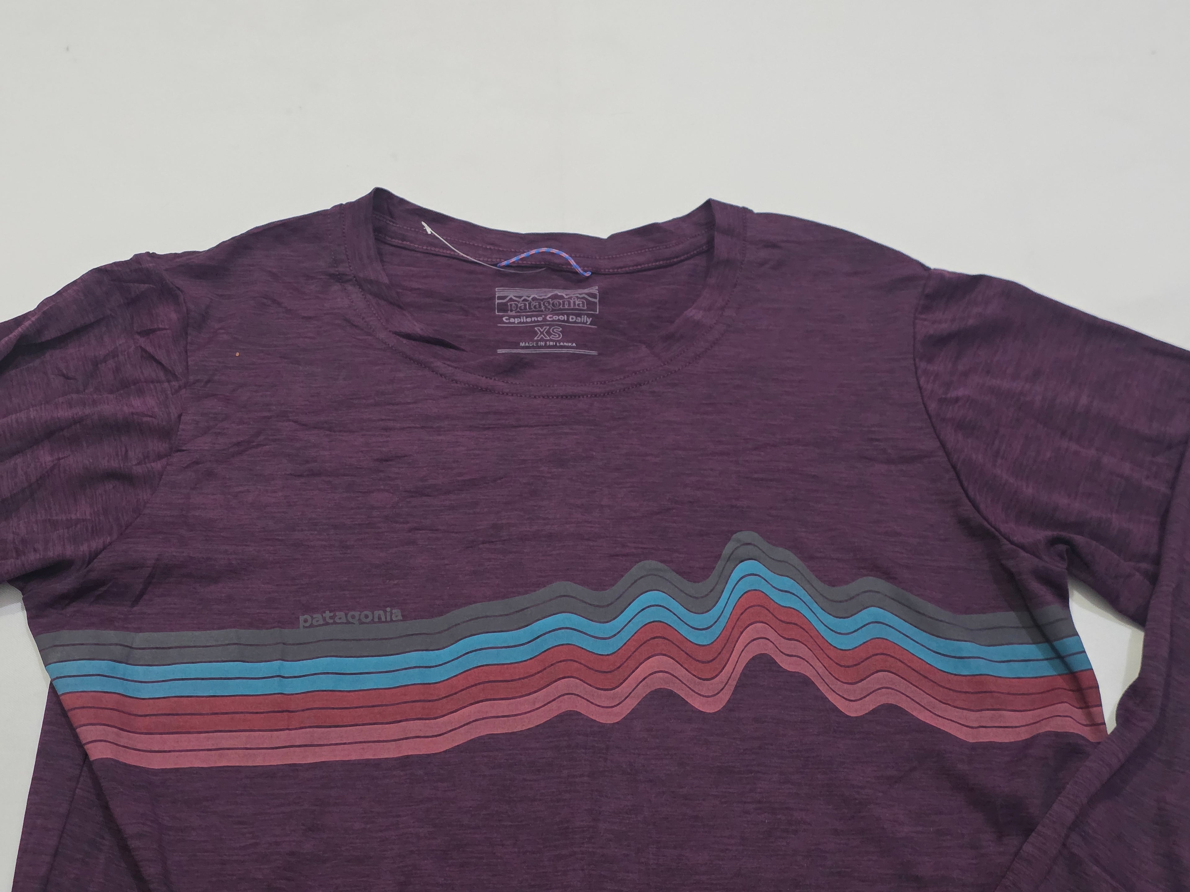 Playera Patagoniamujer Capilene Cool Dail Extrachica Morada