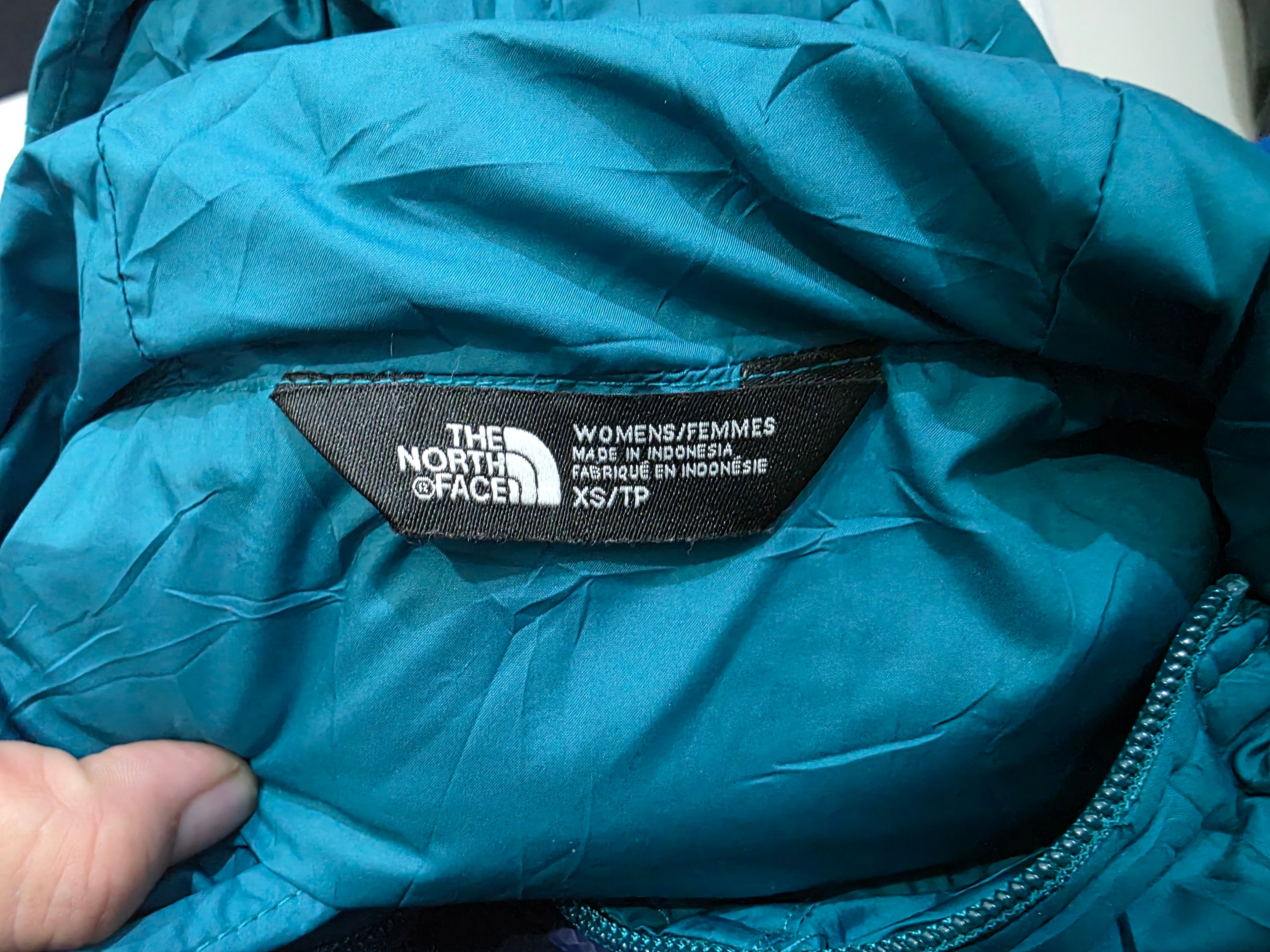 Chaleco The North Face Extra Chico Azul Petróleo De Mujer