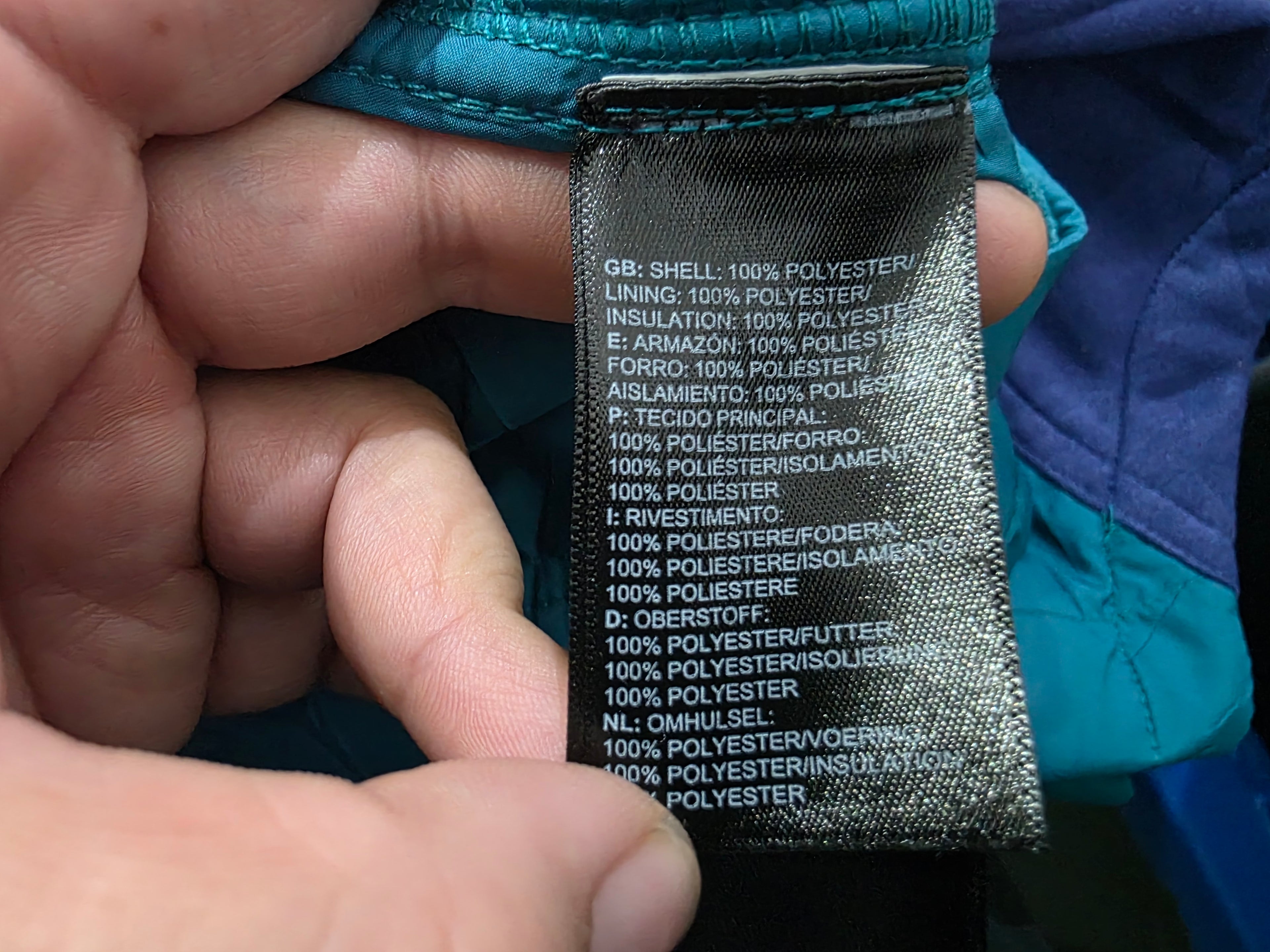 Chaleco The North Face Extra Chico Azul Petróleo De Mujer