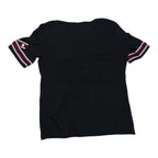 Playera Tommy Hilfiger Mujer Talla Chica Negra Manga Corta