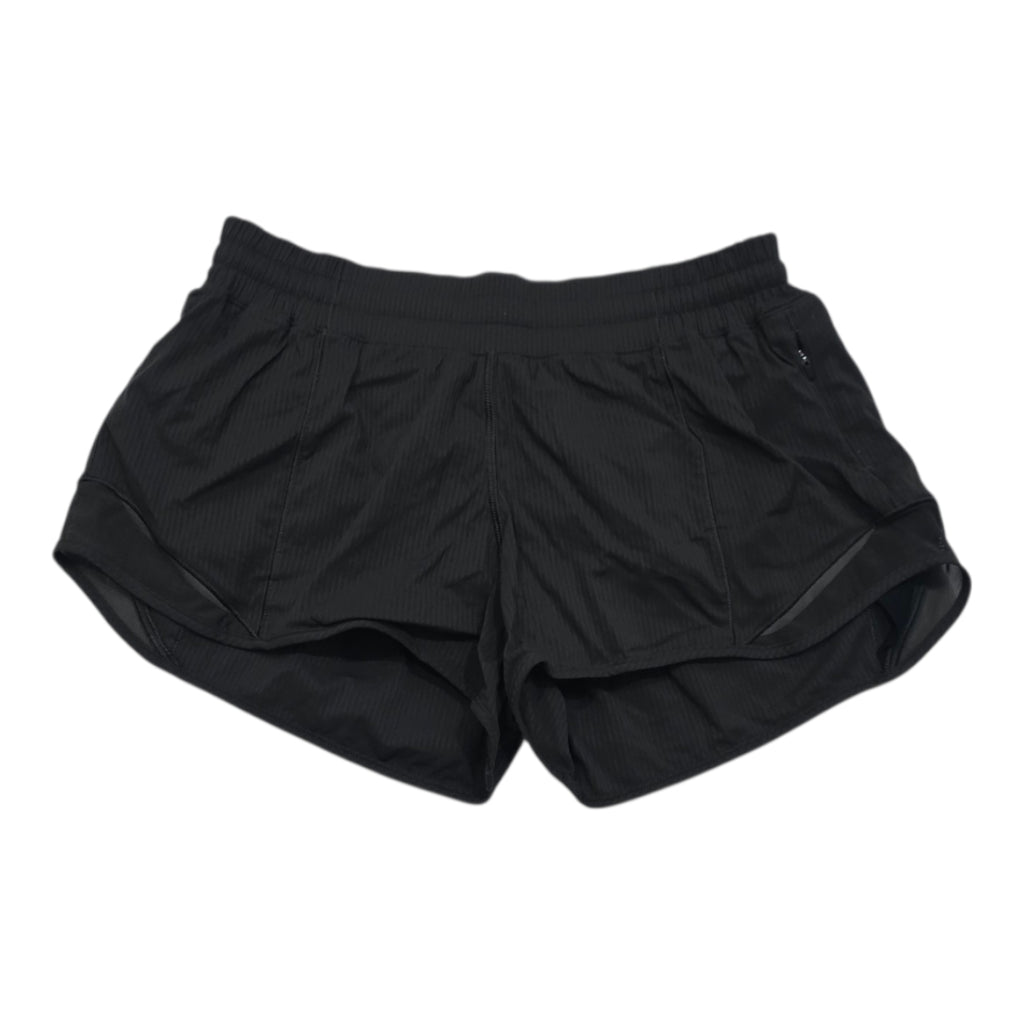 Short Lululemon De Mujer Talla 6 Gris Oscuro Rayado