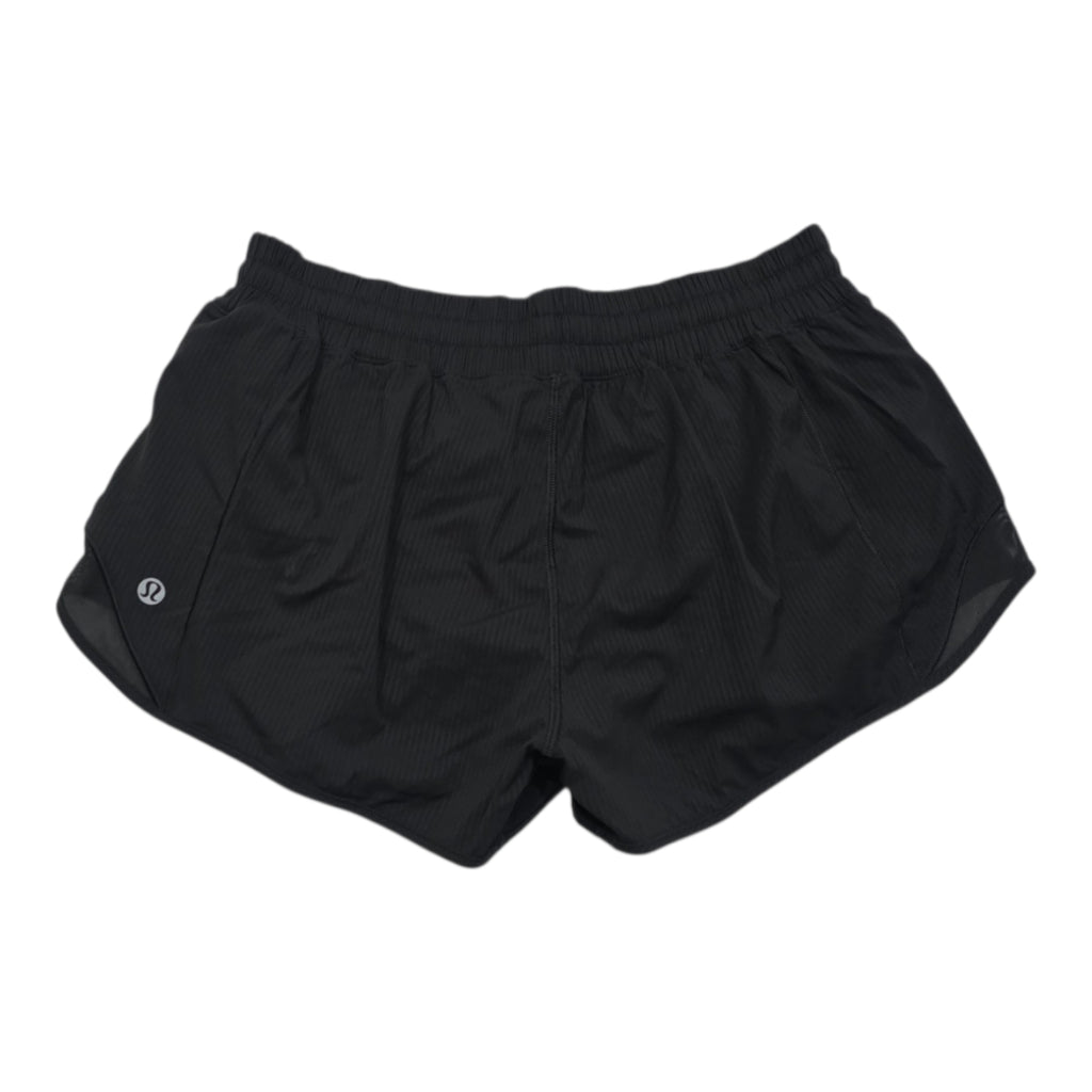 Short Lululemon De Mujer Talla 6 Gris Oscuro Rayado