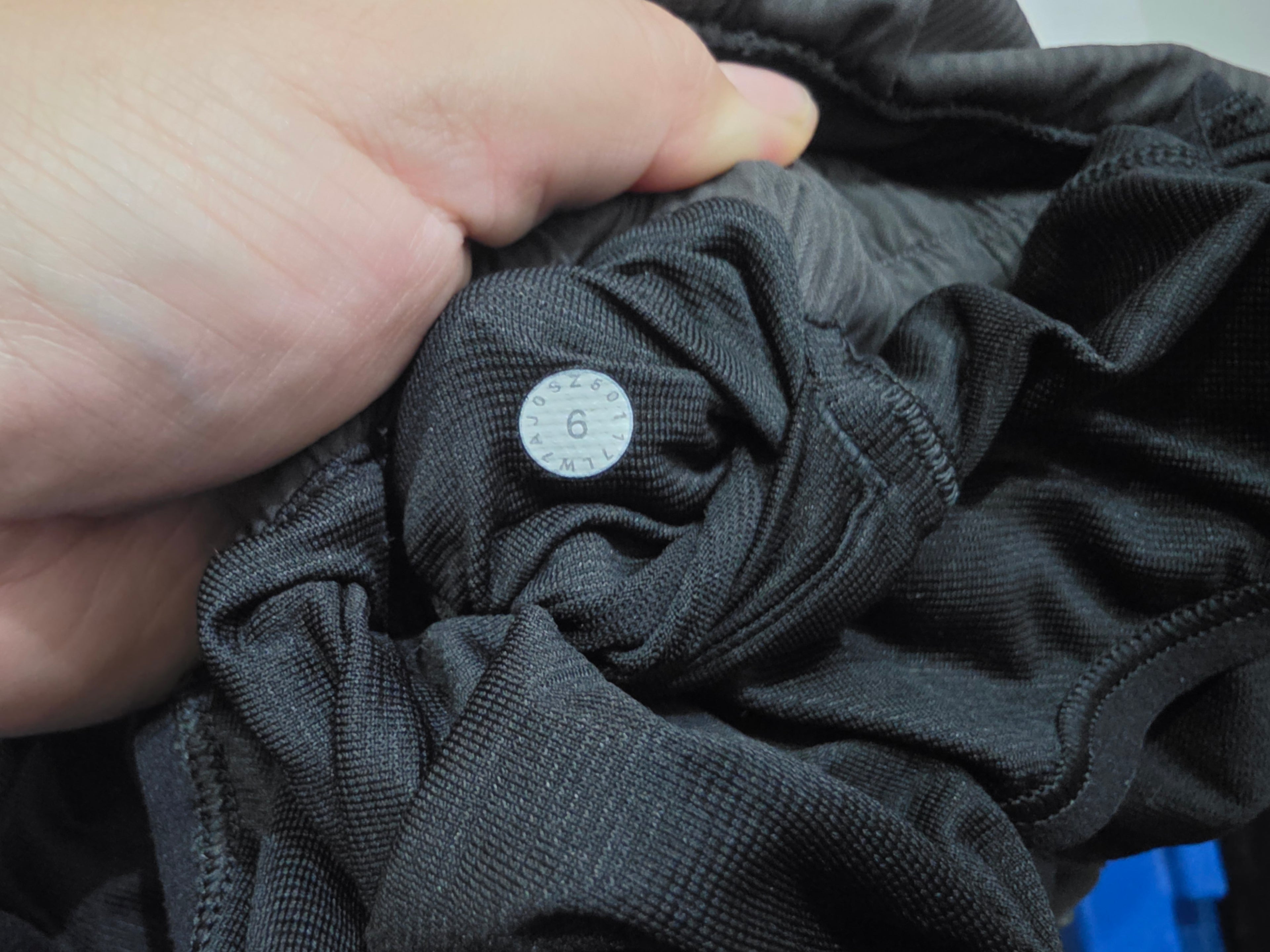 Short Lululemon De Mujer Talla 6 Gris Oscuro Rayado
