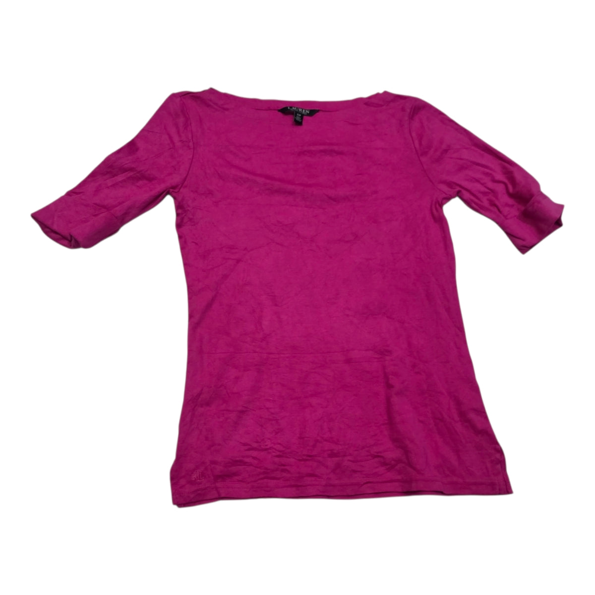 Playera Ralph Lauren Tallachica Color Bugambilia Manga Corta