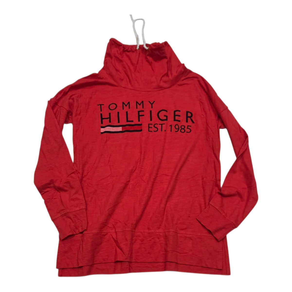 Sudadera Ligera Tommy Hilfiger Mujer Talla Chica Naranja