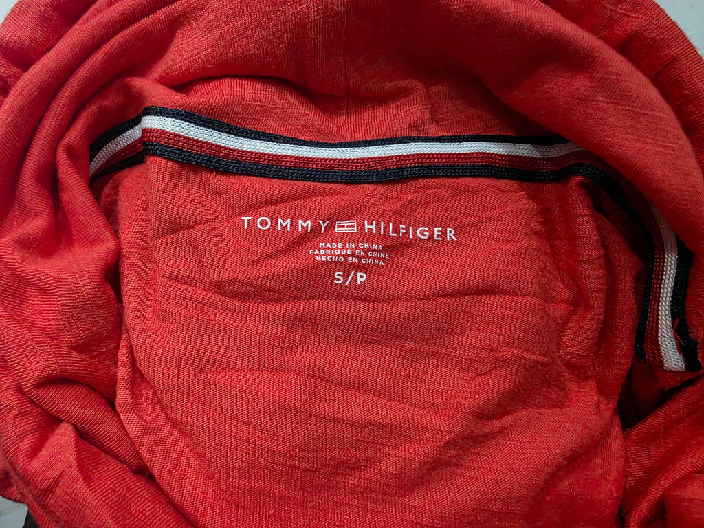 Sudadera Ligera Tommy Hilfiger Mujer Talla Chica Naranja