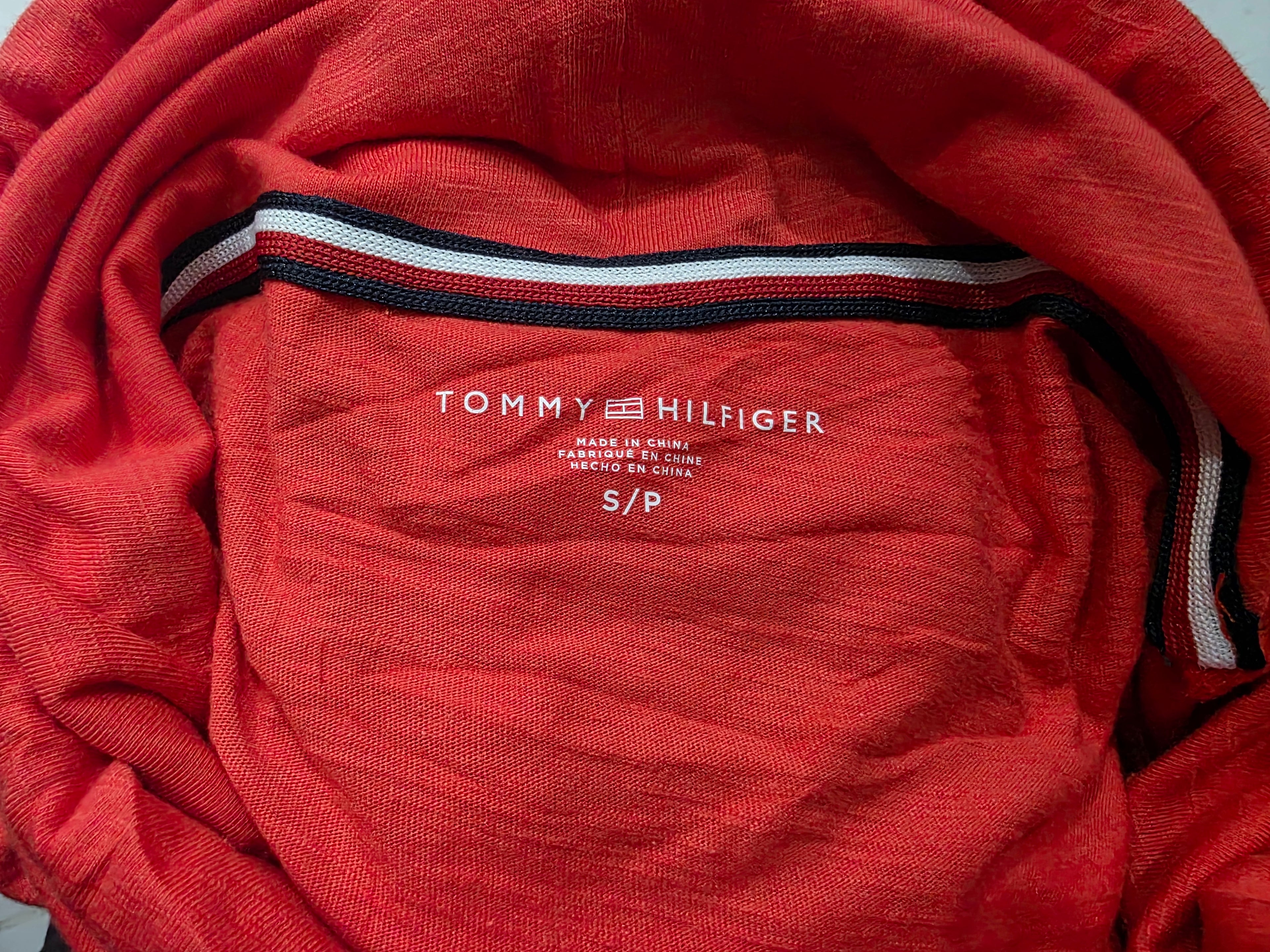 Sudadera Ligera Tommy Hilfiger Mujer Talla Chica Naranja