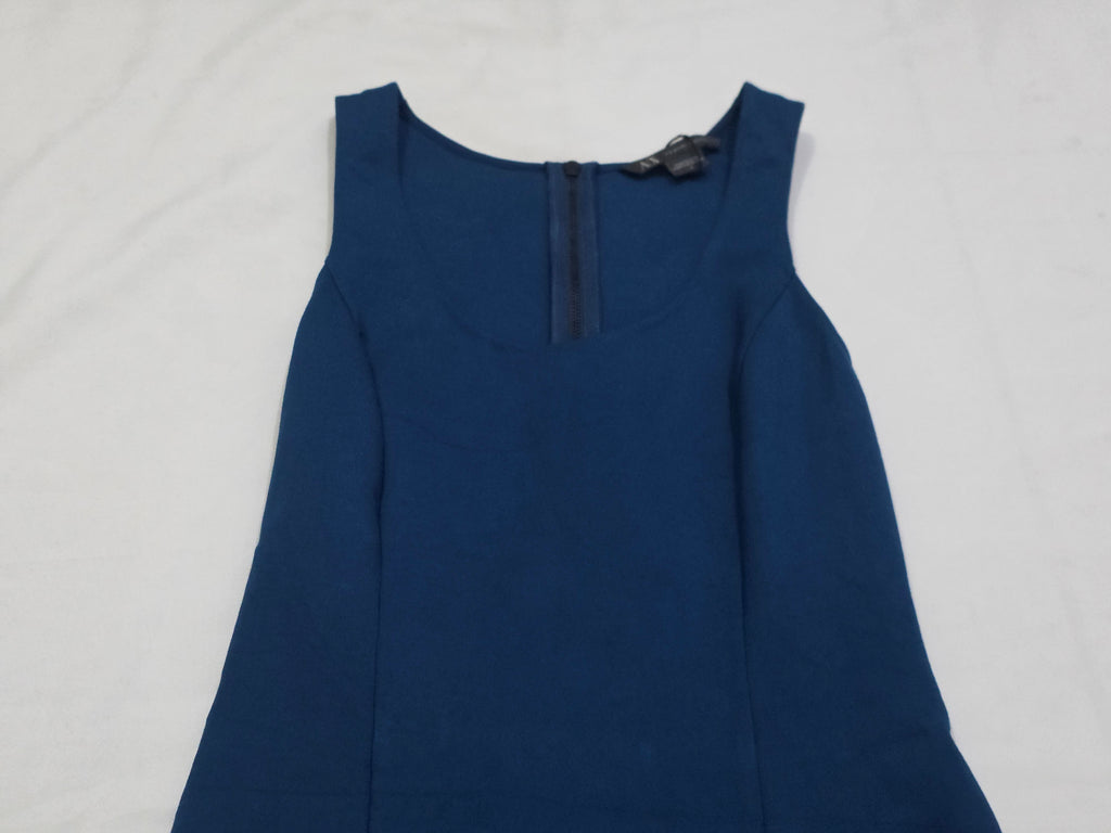 Vestido Armani Exchange Corte Sirena Azul Marino Talla 4