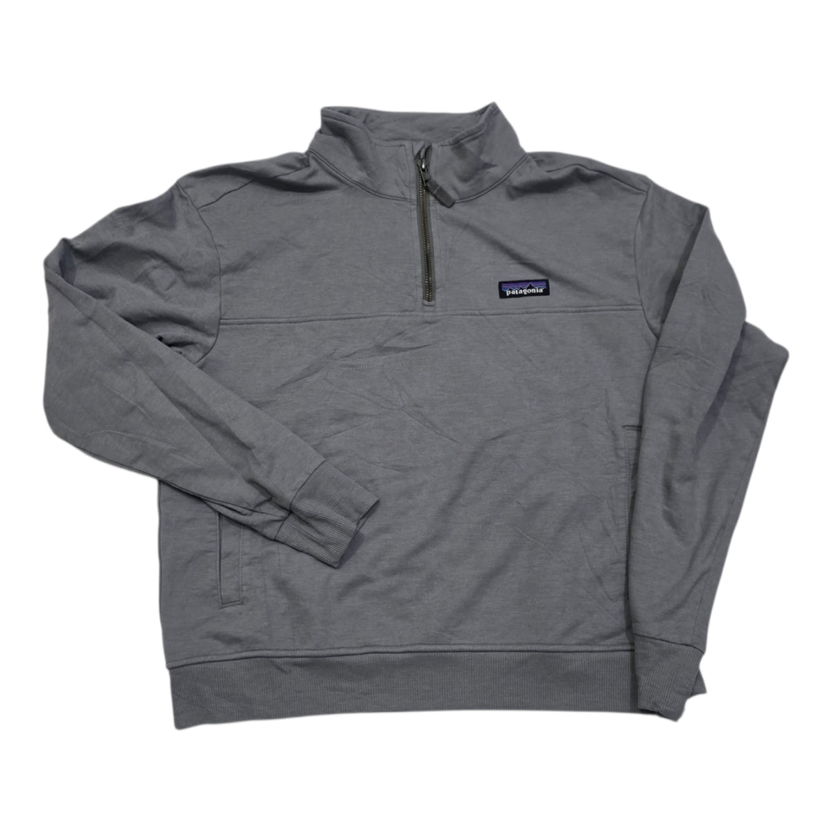 Sudadera Ligera Patagonia De Mujer Talla Chica Color Gris