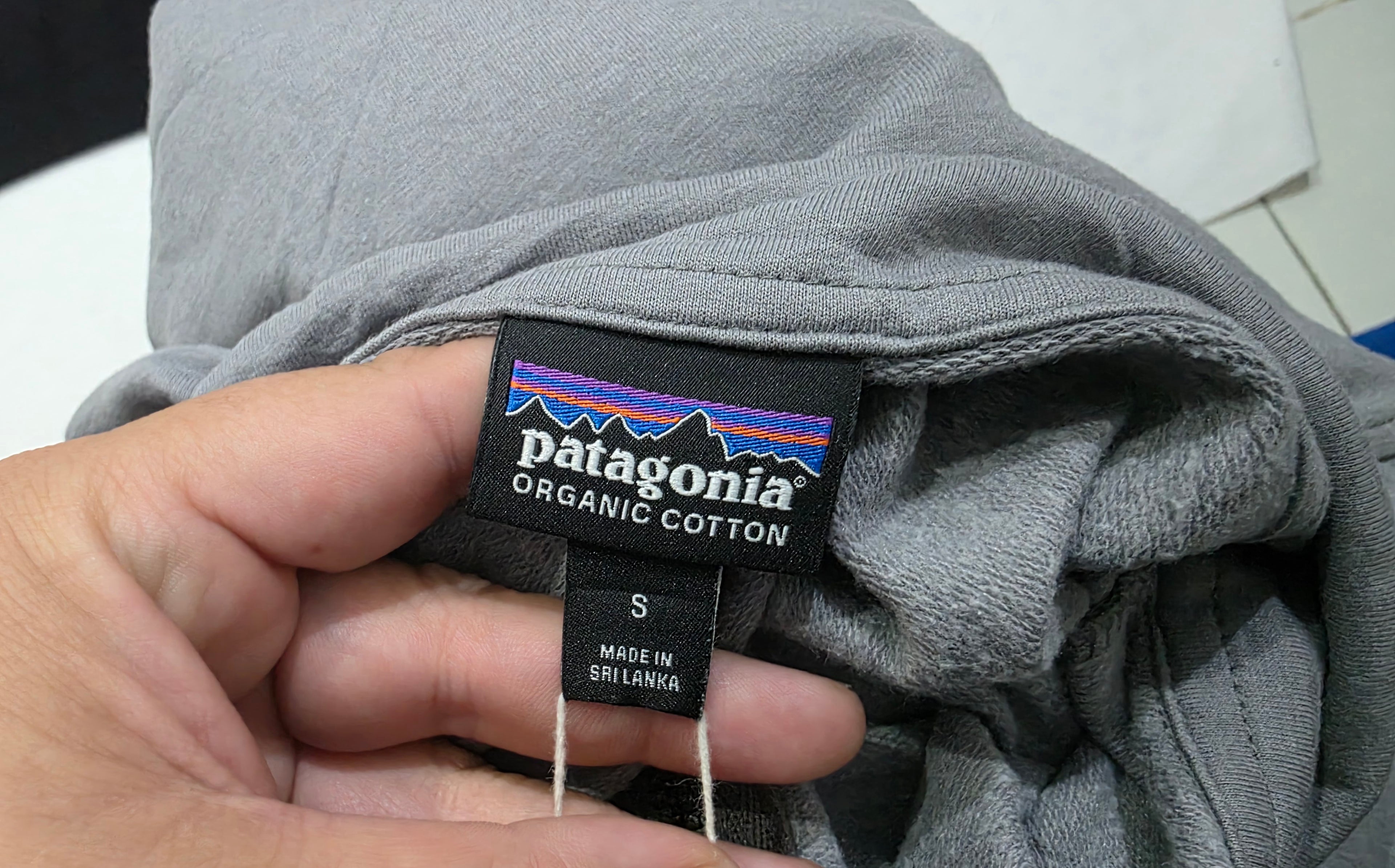 Sudadera Ligera Patagonia De Mujer Talla Chica Color Gris