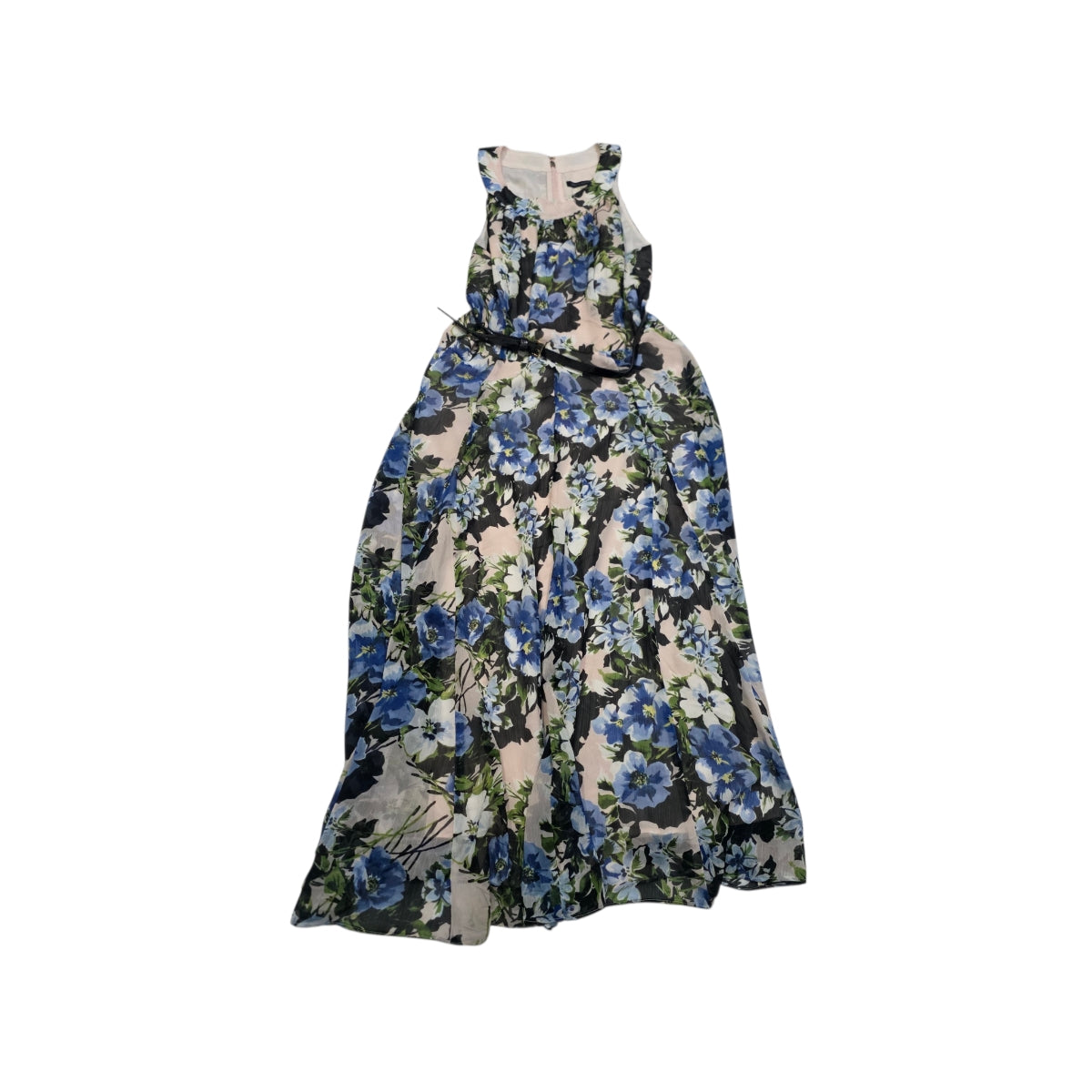 Vestido Maxi Tommy Hilfiger Estampado Floral Azul Talla 10