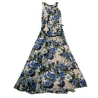 Vestido Maxi Tommy Hilfiger Estampado Floral Azul Talla 10