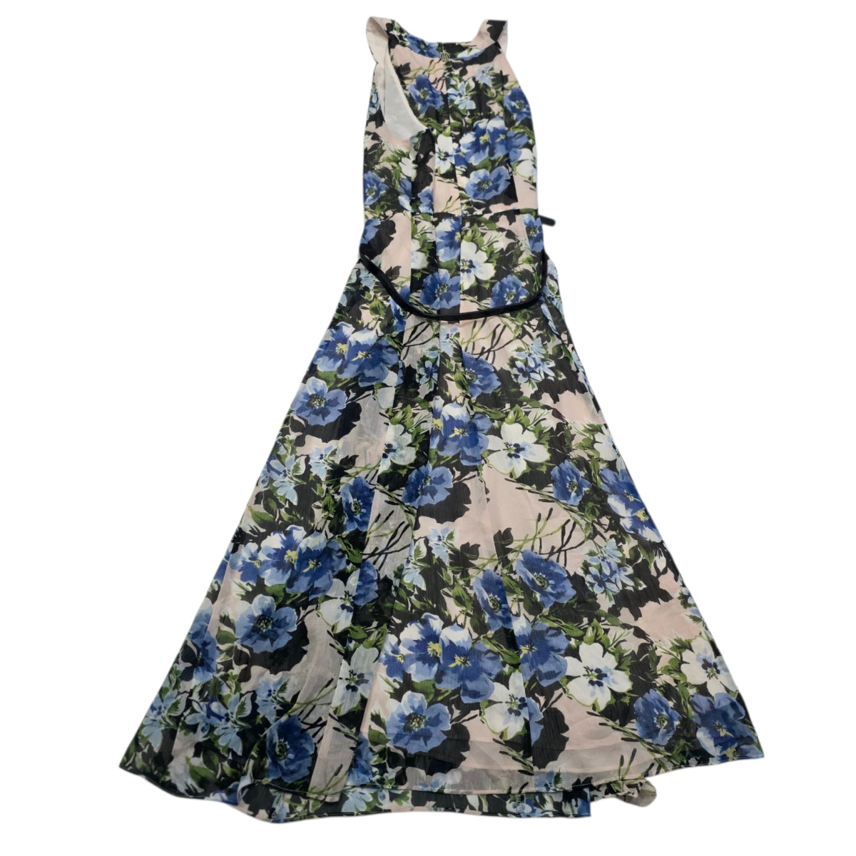 Vestido Maxi Tommy Hilfiger Estampado Floral Azul Talla 10