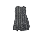 Vestido Michael Kors Grande Animal Print Escote Cruzado Gris